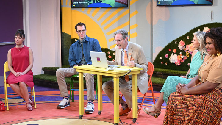 Celia Mei Rubin, Chris Amos, Paul Slade Smith, Anne Bowles and Jasmine Bracey in Asolo Rep