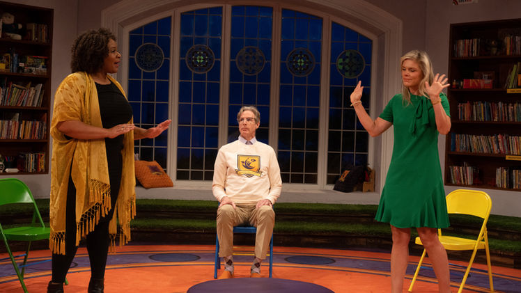 LOW Jasmine Bracey, Paul Slade Smith and Anne Bowles in Asolo Rep's production of Eureka D