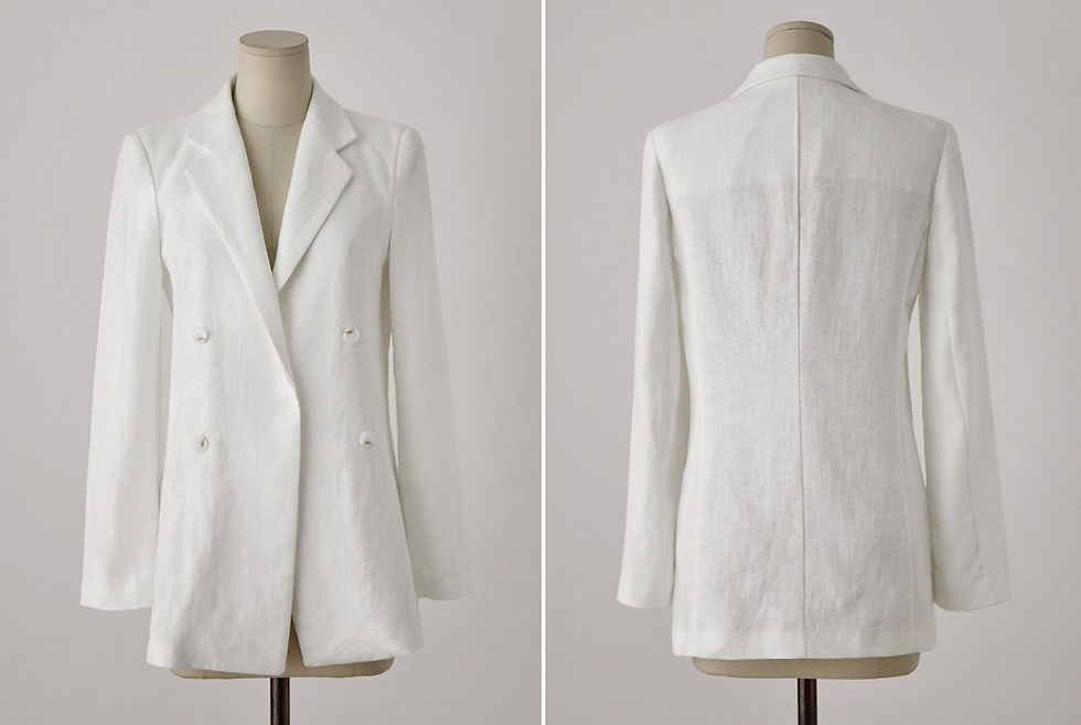 縮圖：【正韓空運】優雅翻領小西裝外套