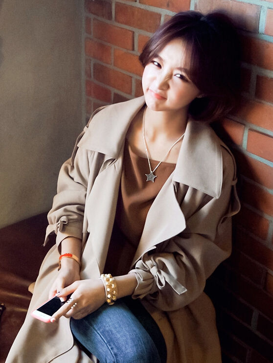 縮圖：【正韓空運】英倫風大衣外套