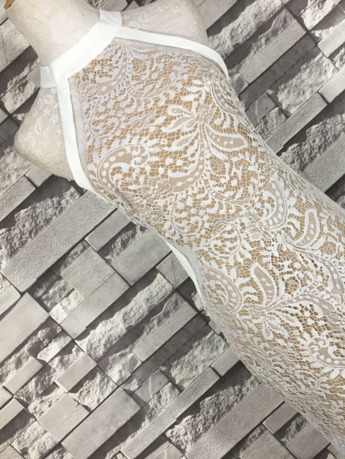 縮圖：氣質名媛無袖鏤空蕾絲洋裝