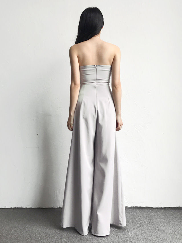 縮圖：金屬圓環掛脖連身褲