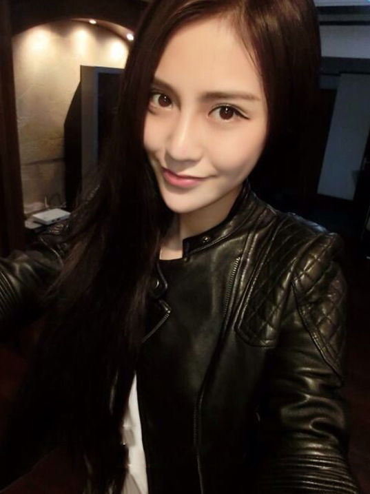 縮圖：菱格紋時尚機車外套