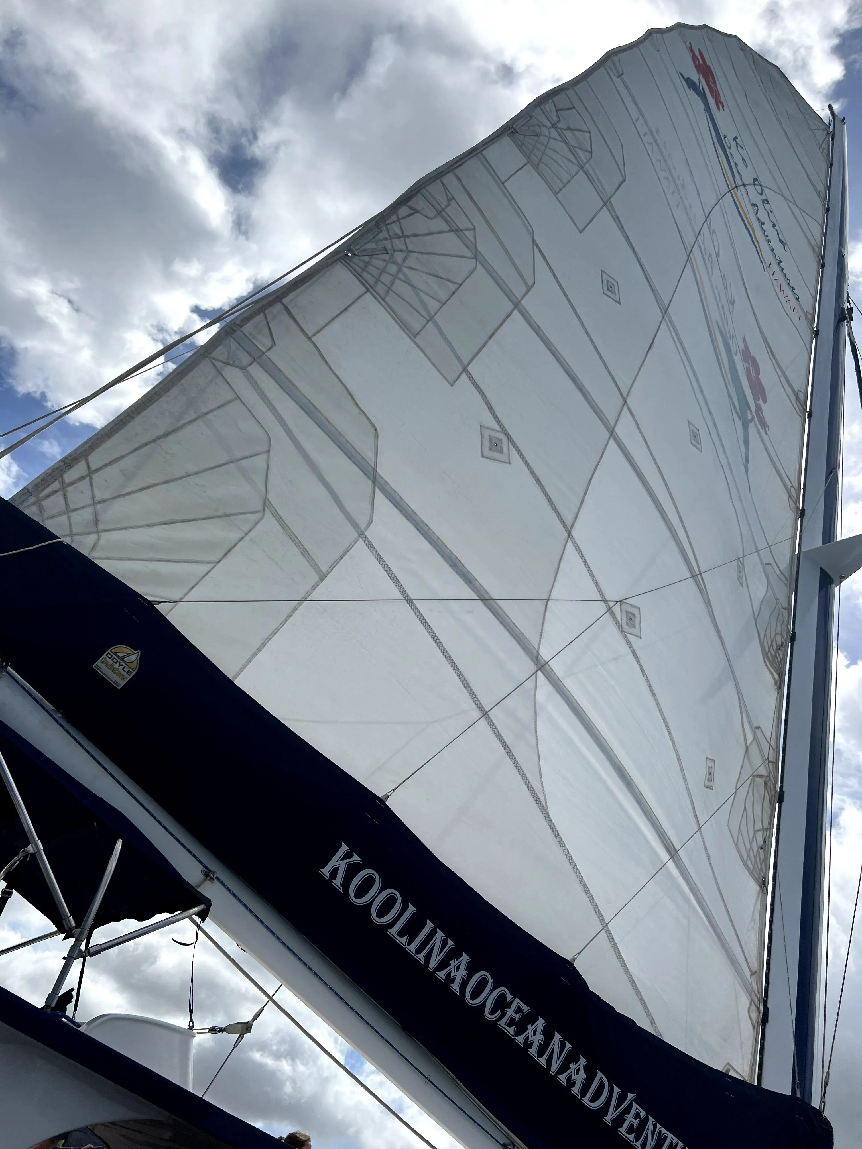 The sail on boat, snorkeling in Hawaii, Ko Olina Ocean Adventures.