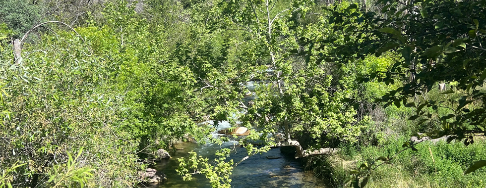 Verde river at Fossil Creek in Camp Verde. 