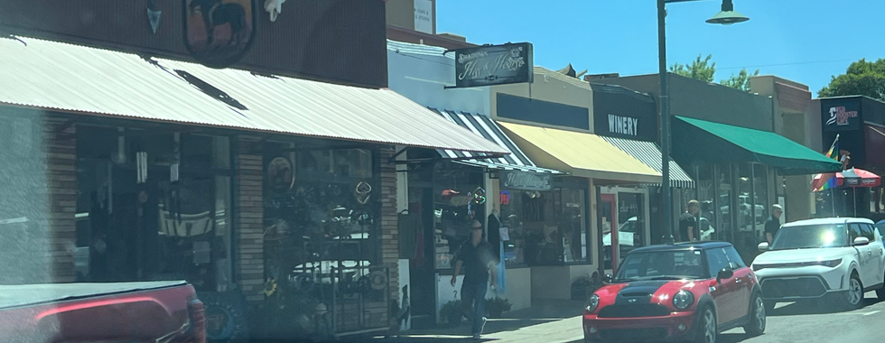 Street view in old town Cottonwood. 