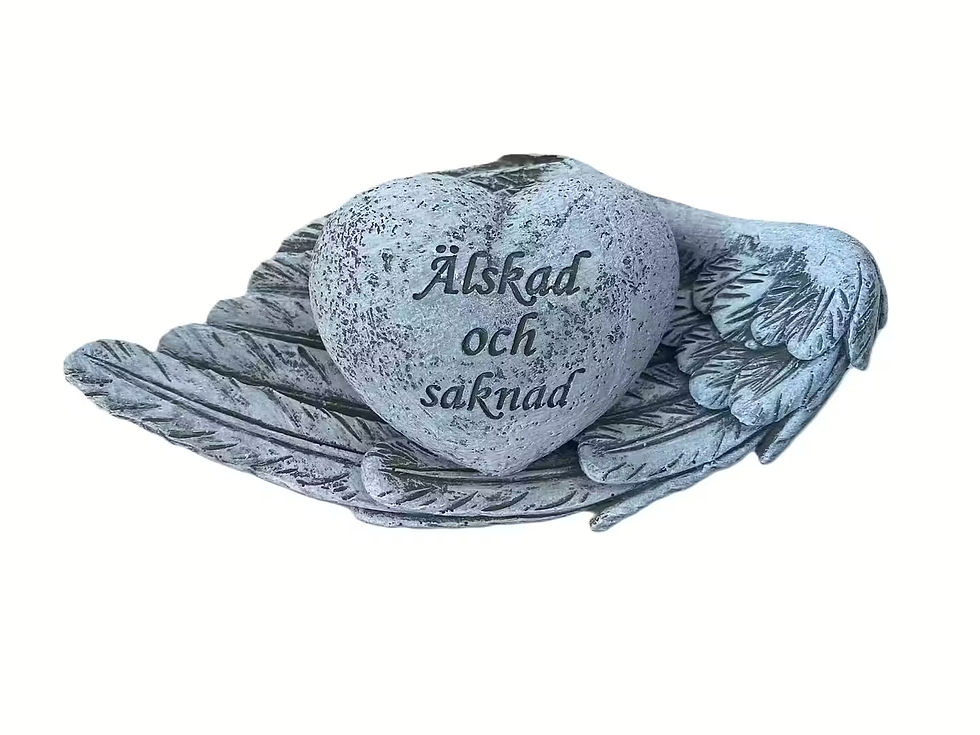 Änglavinge med hjärta - Älskad och saknad