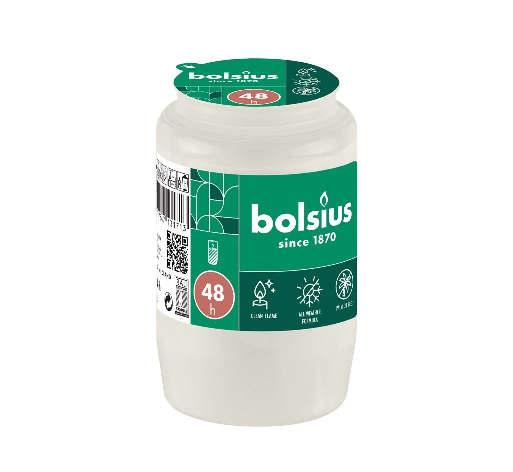 Gravljus till gravlykta, Bolsius - 48 timmar