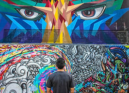Ojos de graffiti
