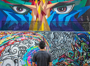 Ojos de graffiti