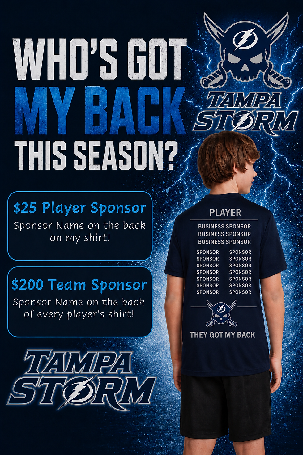 Tampa Storm Fundraiser