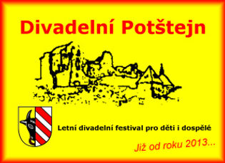 12. letní divadelní festival pro děti i dospělé - Divadelní Potštejn 2026