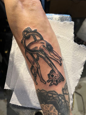 Traditional tattoo by steve baker