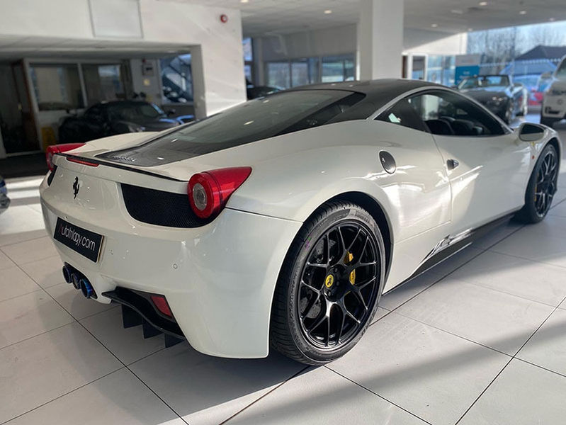 White ferrari we did car detailing on