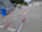 Playground marking exercise track