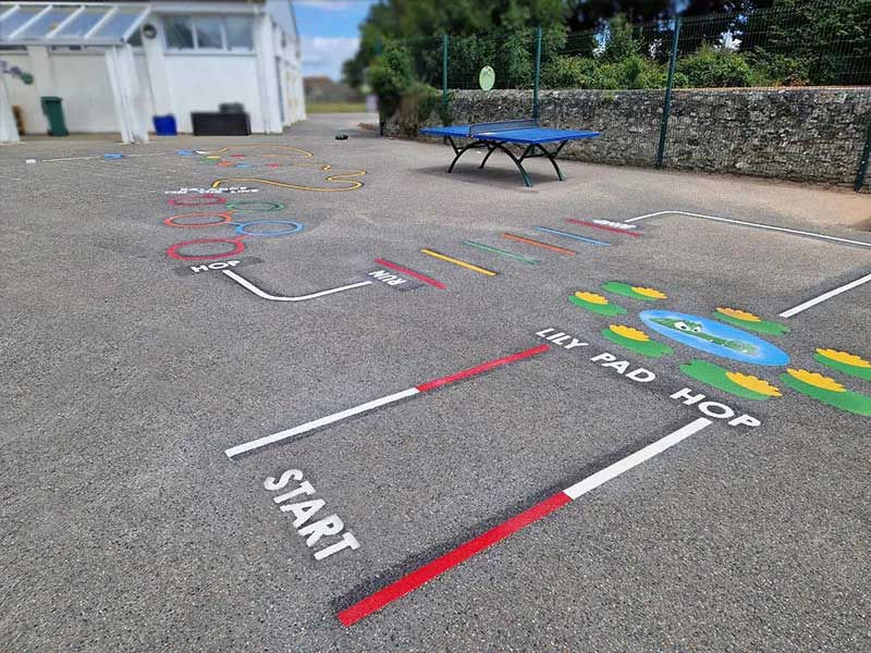 crocodile playground marking