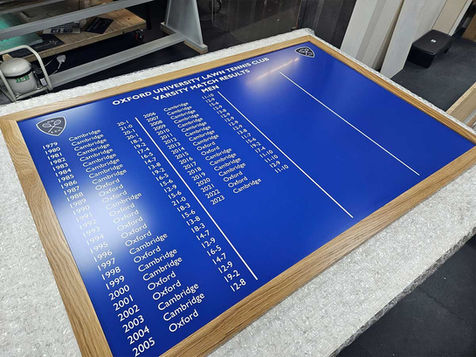blue backed honours board