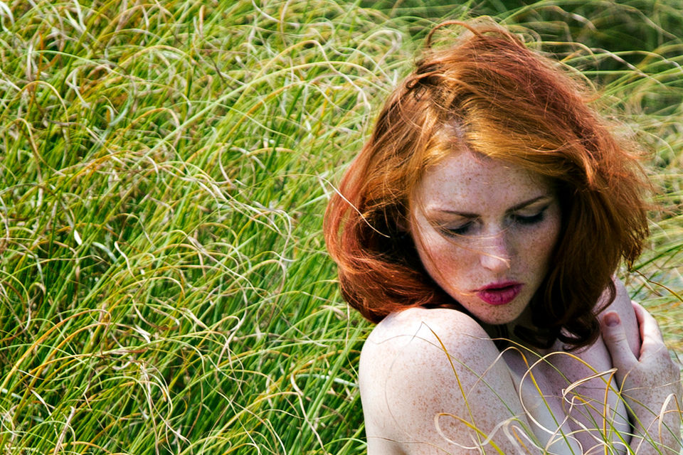 Portrait Shooting Outdoor Location Sexy Beauty