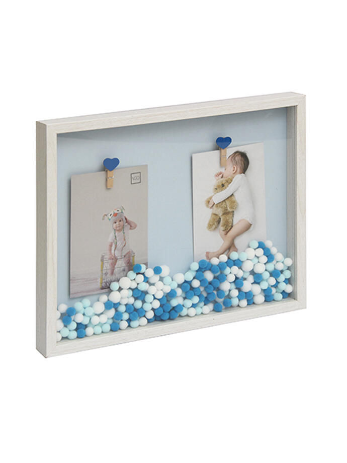 Miniatura: Portarretratos con broches Pompón