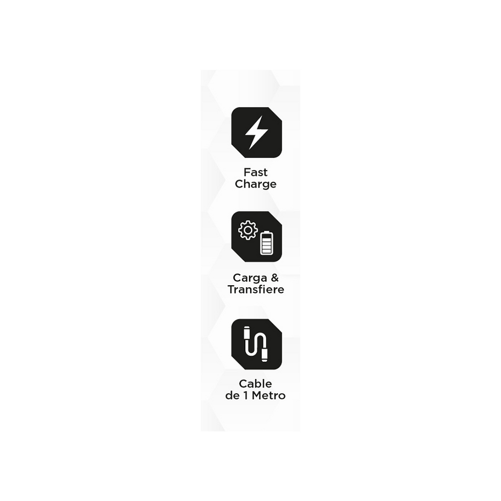 Miniatura: CABLE DE DATOS SOUL MAGNETICO USB-M30TNE USB-TC 30w NEGRO