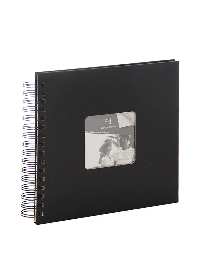 Miniatura: Album Pergamino Con Esquin.40 Pag.De 21 X 21