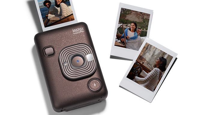 CAMARA FUJI INSTAX MINI LIPLAY BRONZE