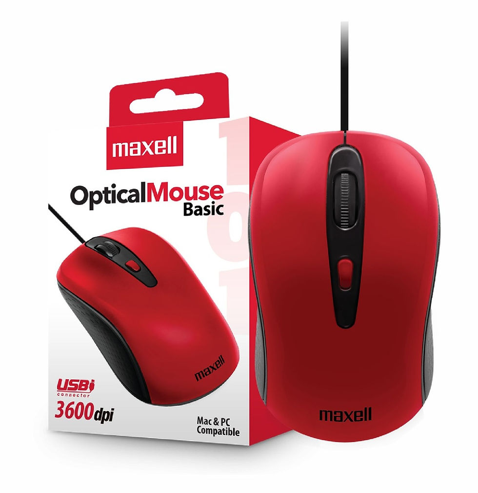 Miniatura: MOUSE MAXELL MOWR-101 ROJO 347286