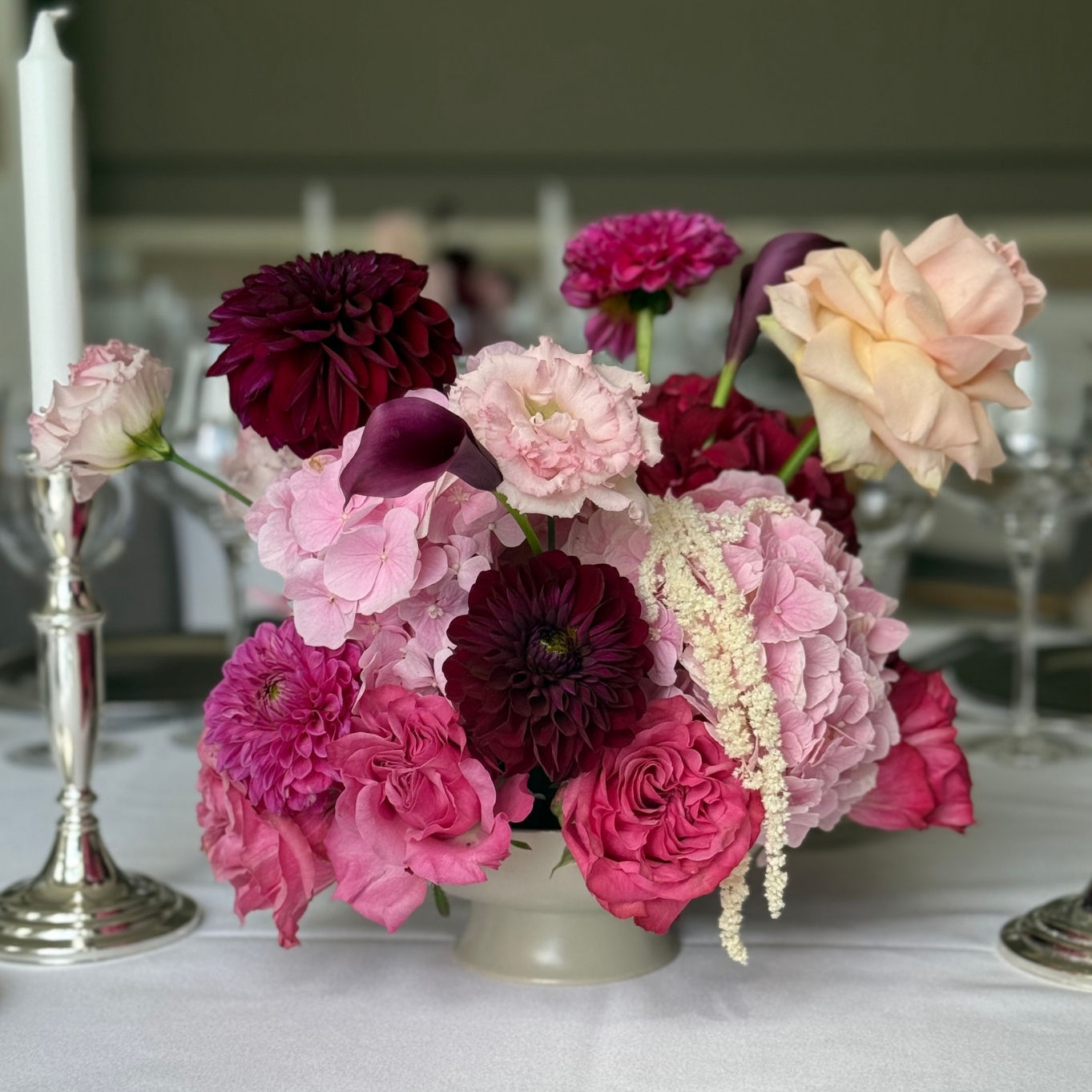 Farverig Fantasi Rund Borddekoration