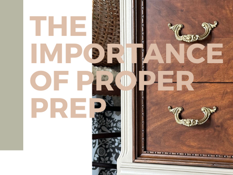 The Unsung Hero of Furniture Refinishing: The Importance of Proper Prep. 