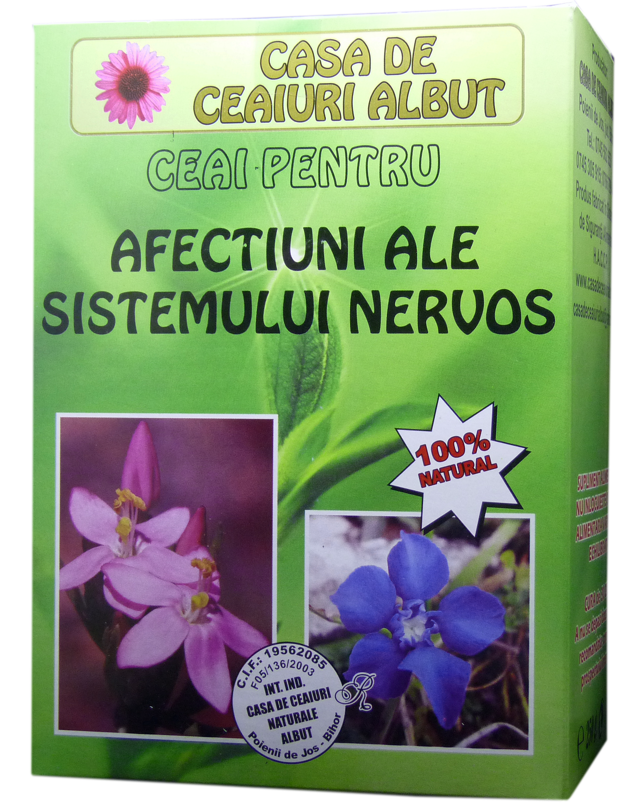 ceai calmant pentru sistemul nervos helminticide l țțț