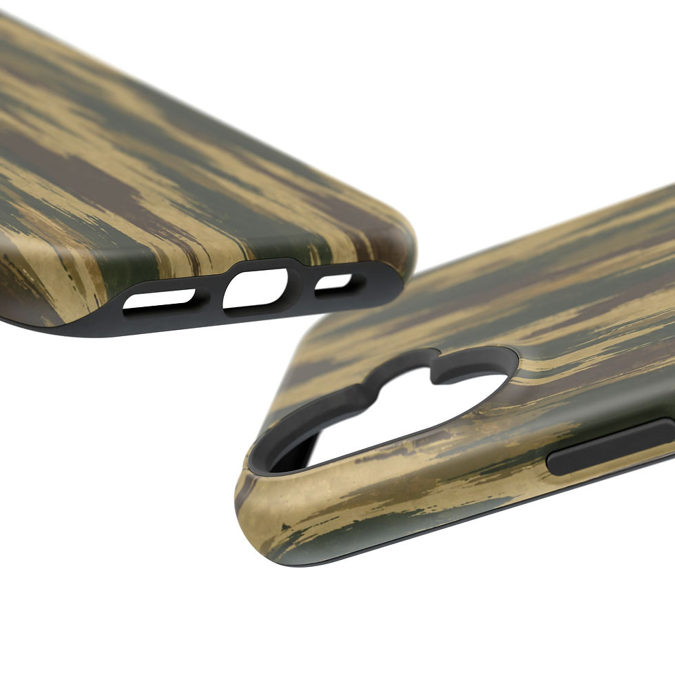 Miniatura: Iranian Imperial Brushstroke ’70 Camo Phone Case Corner and Edge Detail