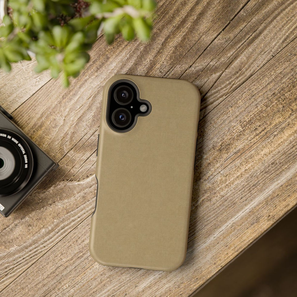 US Army WWII Tropical Khaki Phone Case Mockup