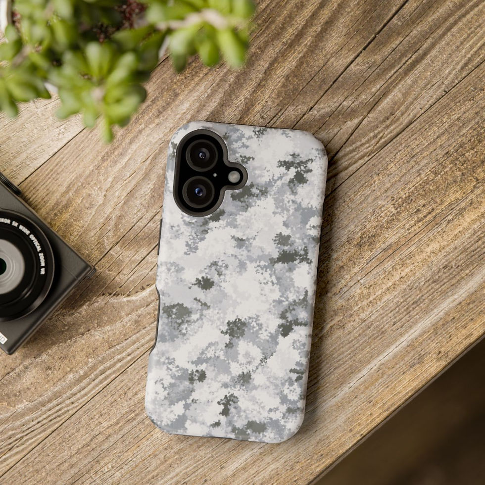 German KSK Schneetarn Winter Phone Case Mockup