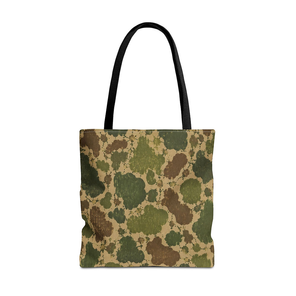 USMC WWII Frog Skin Jungle Camo Tote Bag – Front View