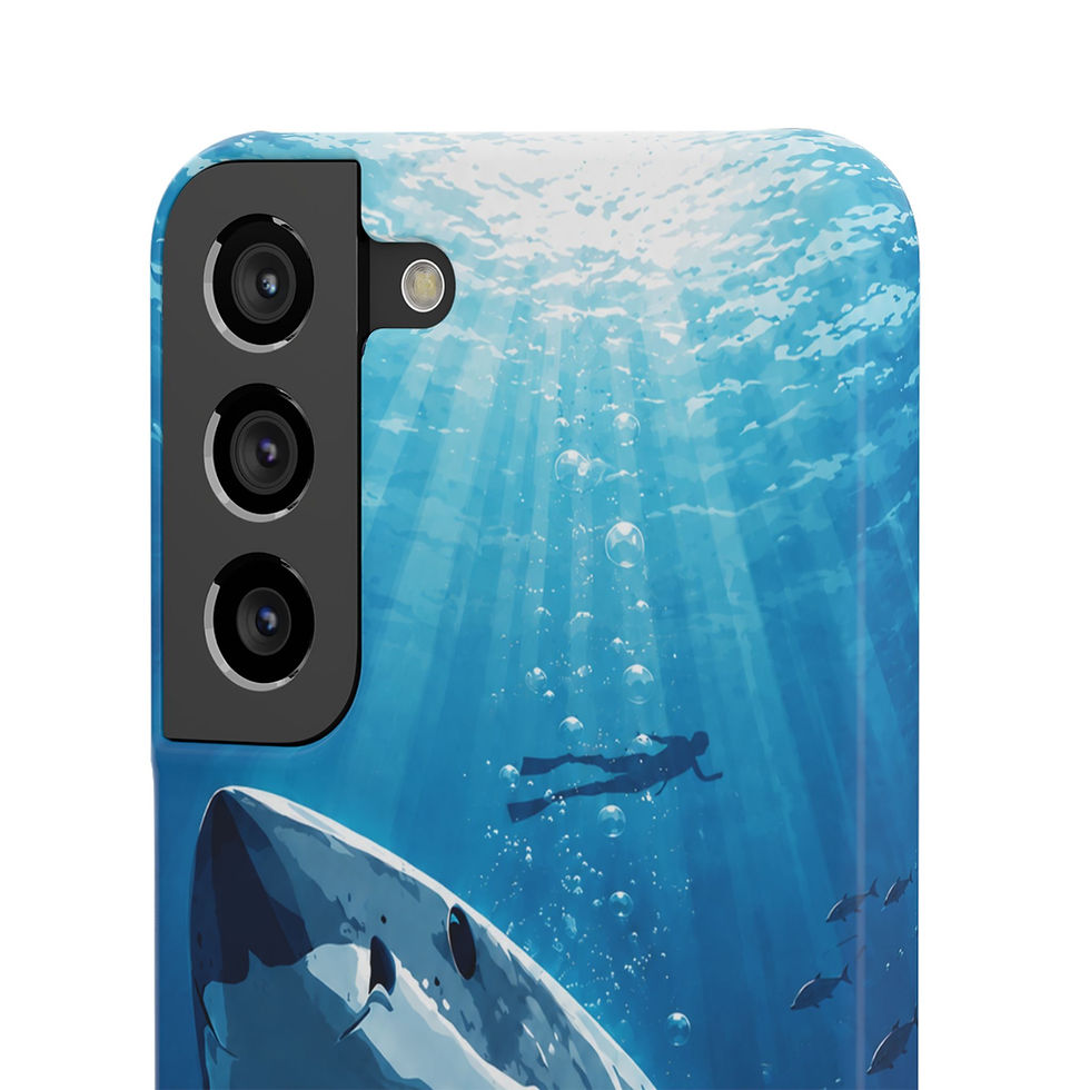 الصورة المصغرة: Aquatic Shark Samsung Galaxy S26 Case – Lifestyle Cushion View
