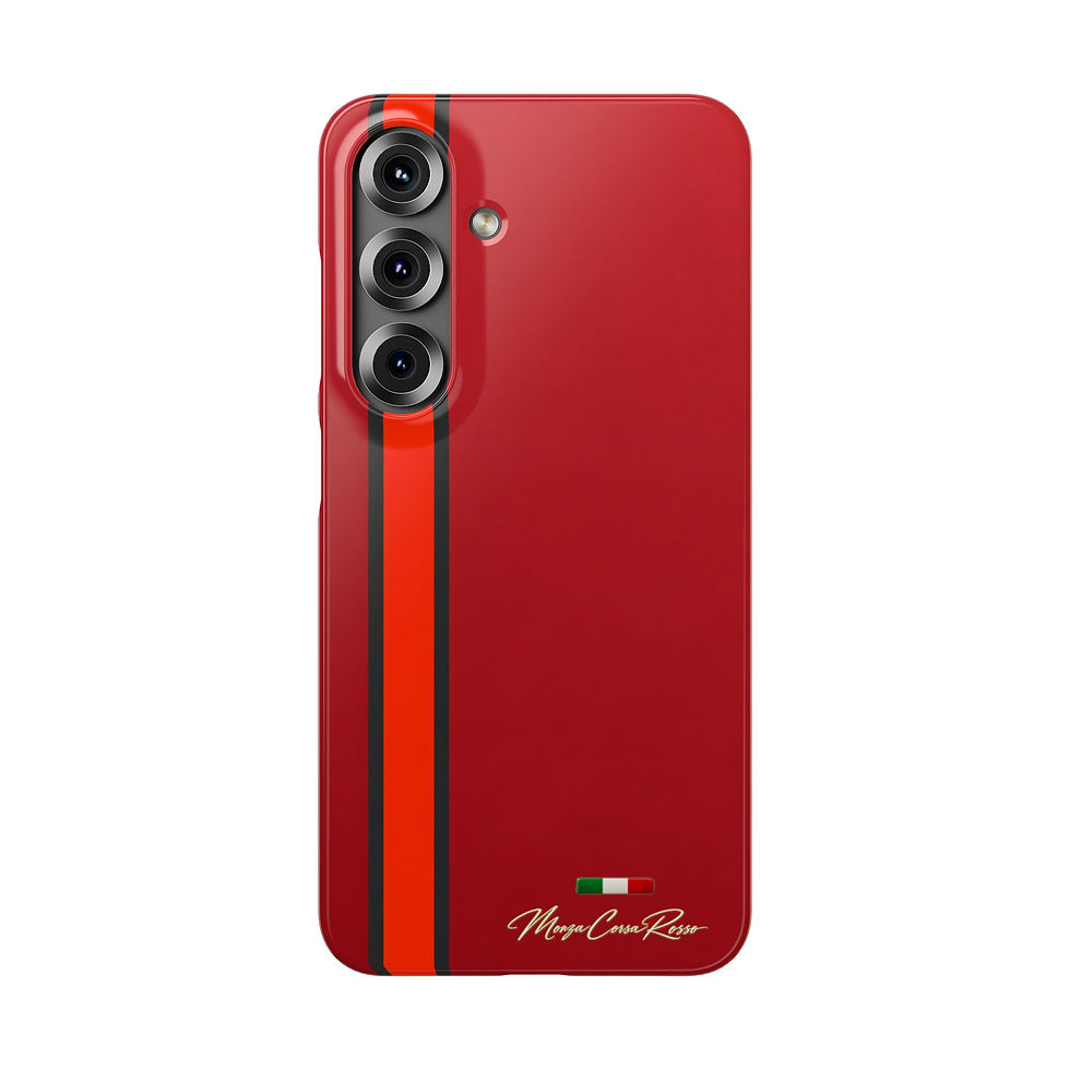 Thumbnail: Monza Corsa Rosso Striscia da Corsa Slim Phone Case – alternate phone model featuring the Italian motorsport-inspired design