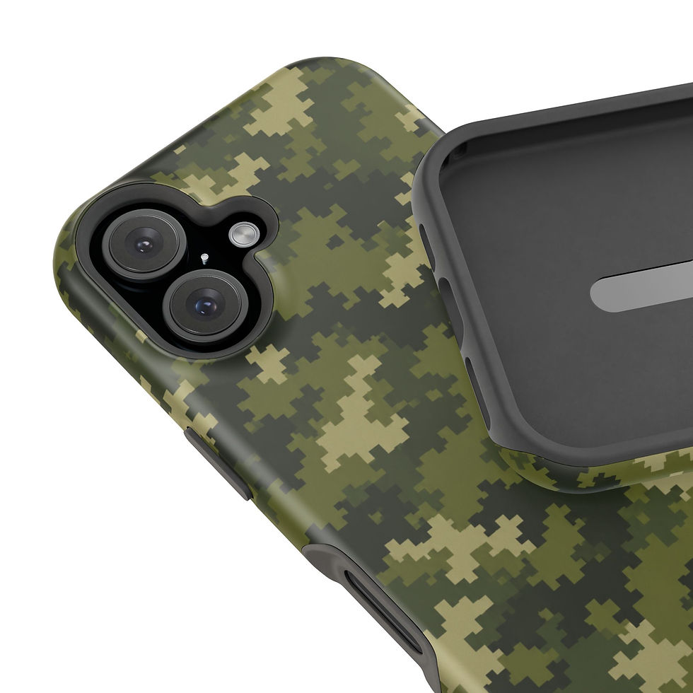 الصورة المصغرة: Swedish M90 Pixel Camo Phone Case Camera Protection Detail