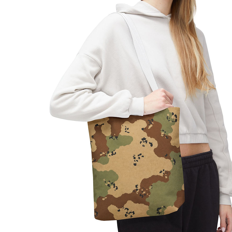 Миниатюра: Delta Force Desert Camo Classic Tote Bag – Women’s Hand Carry Lifestyle View