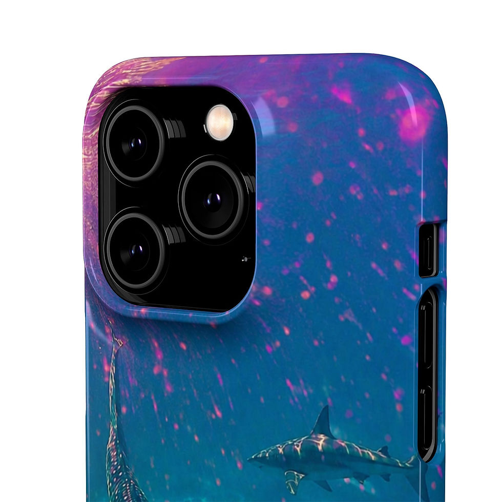 Миниатюра: Aquatic Dream Whale Shark Slim iPhone Case – iPhone Pro Camera and Interior Detail