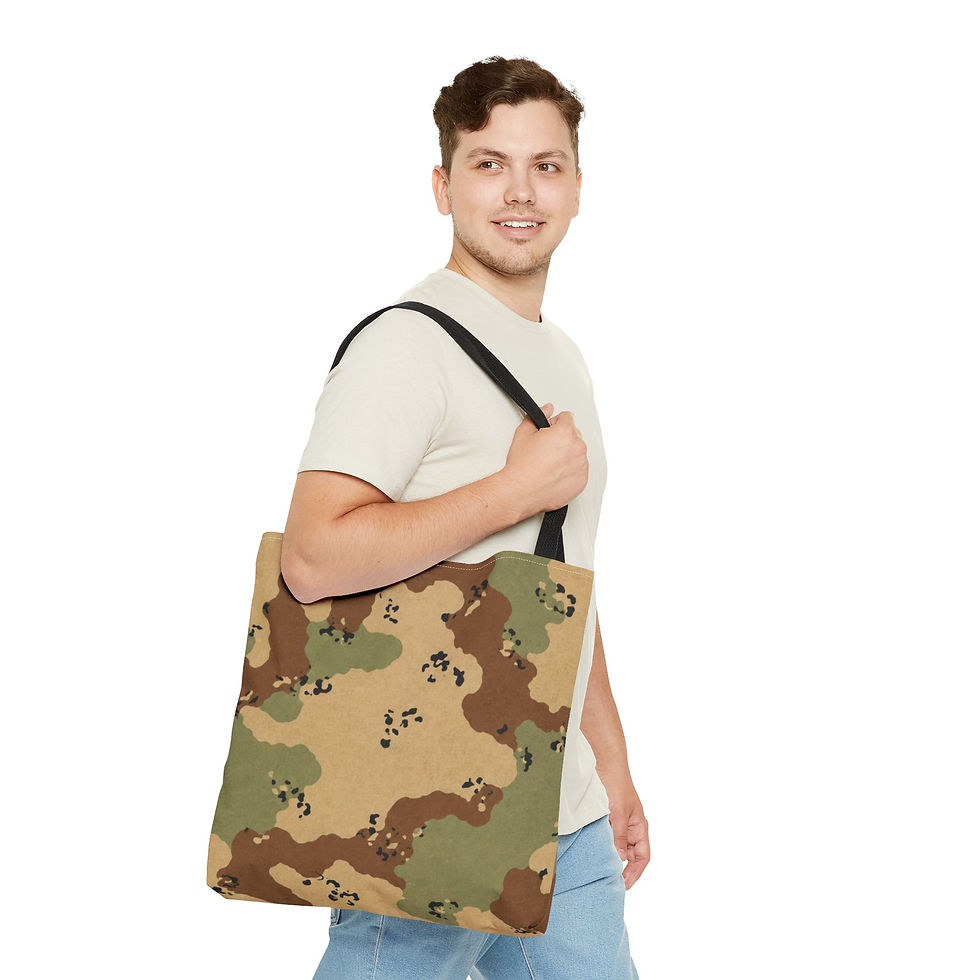 Миниатюра: Delta Force Desert Camo Classic Tote Bag – Men’s Front Carry Lifestyle View