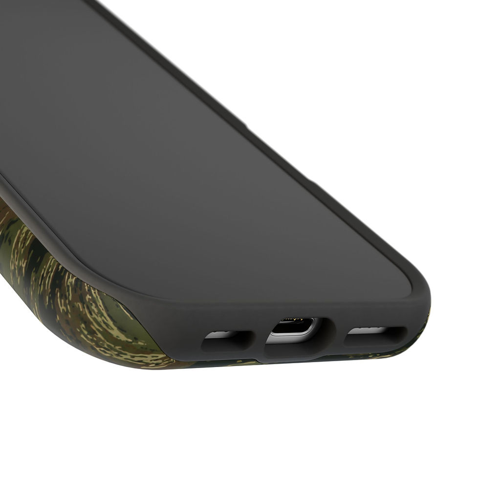 Thumbnail: Greek Lizard 1970s Camo Protective Magnetic Phone Case