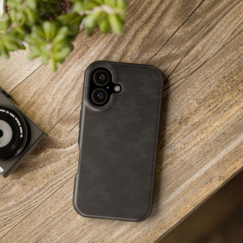 Delta Force Black Counter Terrorism Phone Case Mockup