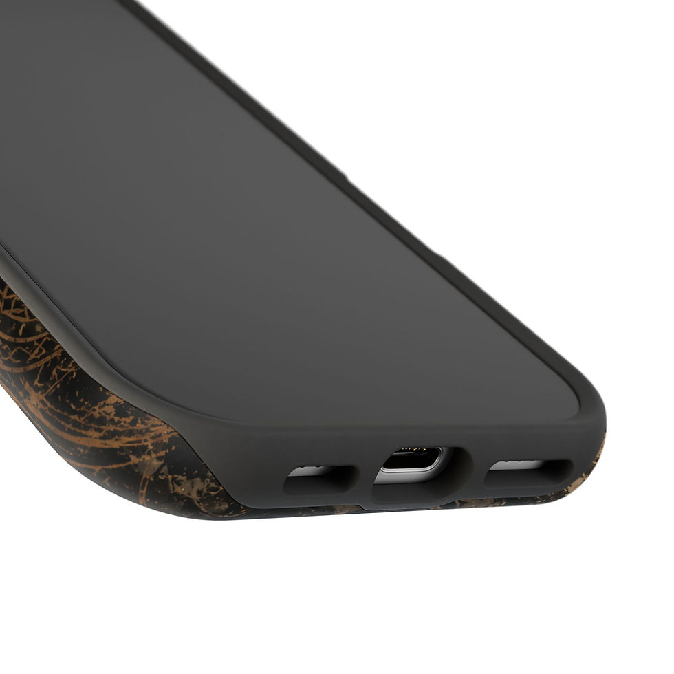 Miniaturbild: Viking Warrior Northern Storm Magnetic Phone Case Interior and Back View