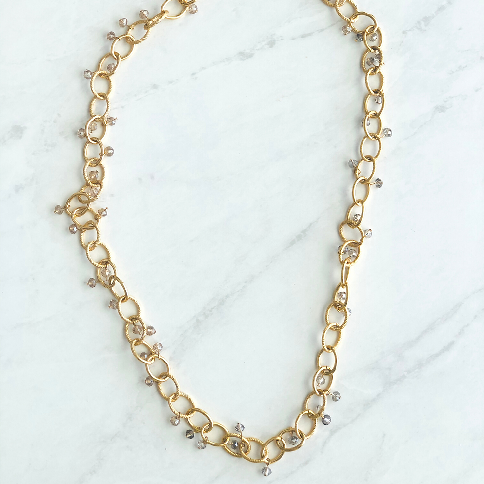 Miniatura: Chain Droplets Necklace