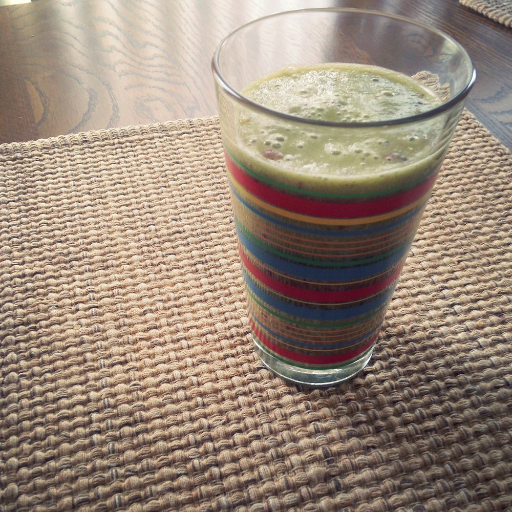 Spinach Stem Green Smoothie