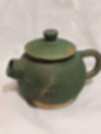Thumbnail: Green Raku Teapot