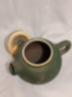 Thumbnail: Green Raku Teapot