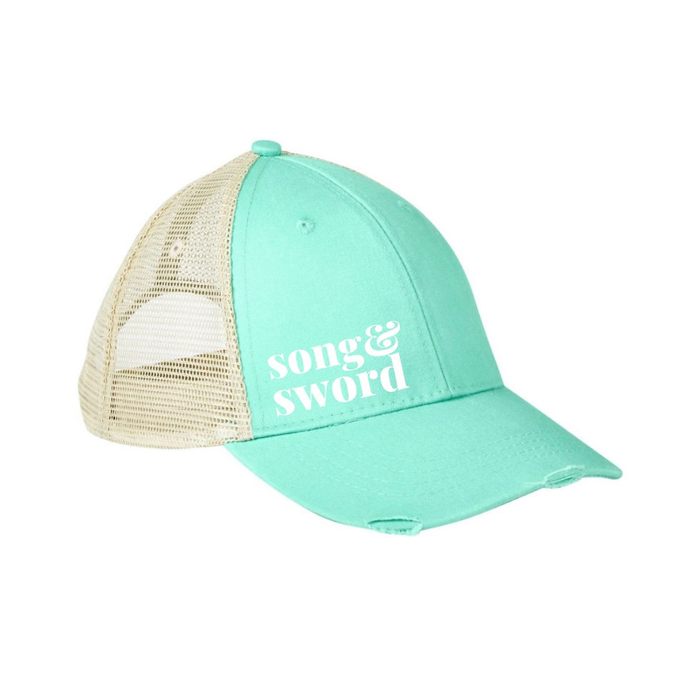 Thumbnail: Distressed Trucker Hat - Unisex