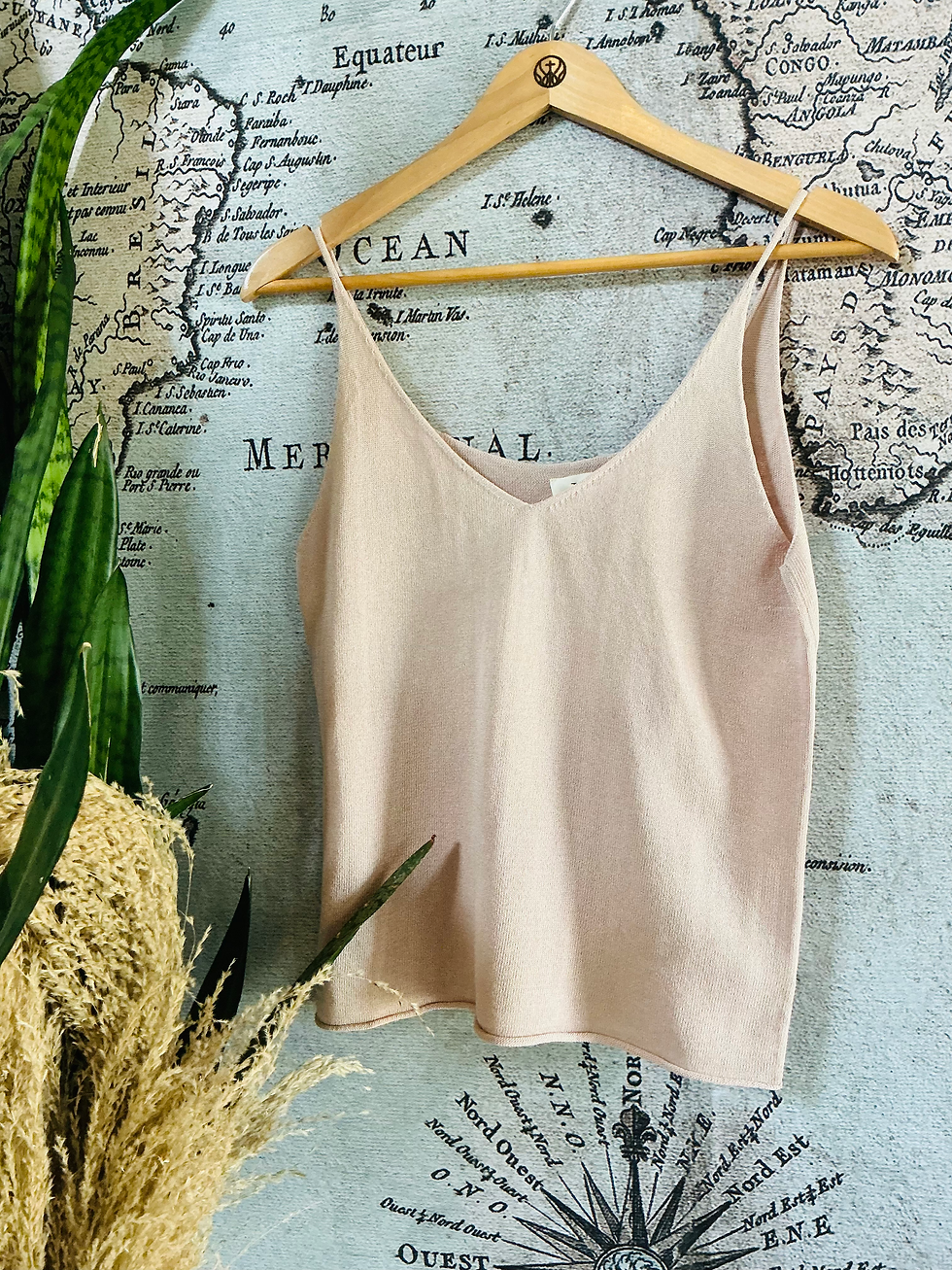 Blush Breeze Knit Tank