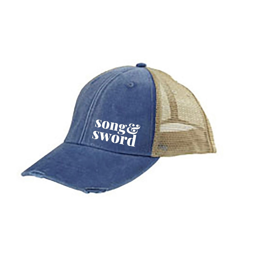 Thumbnail: Distressed Trucker Hat - Unisex